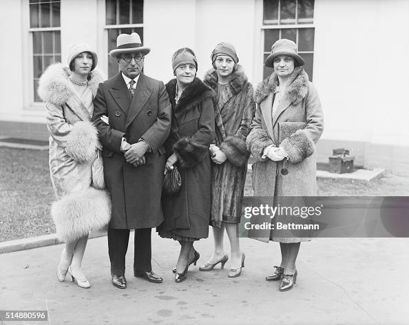 Louis B Meyer And Family At White House