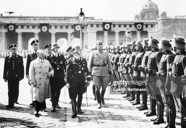 Himmler Inspects Gestapo Units in Vienna 1938