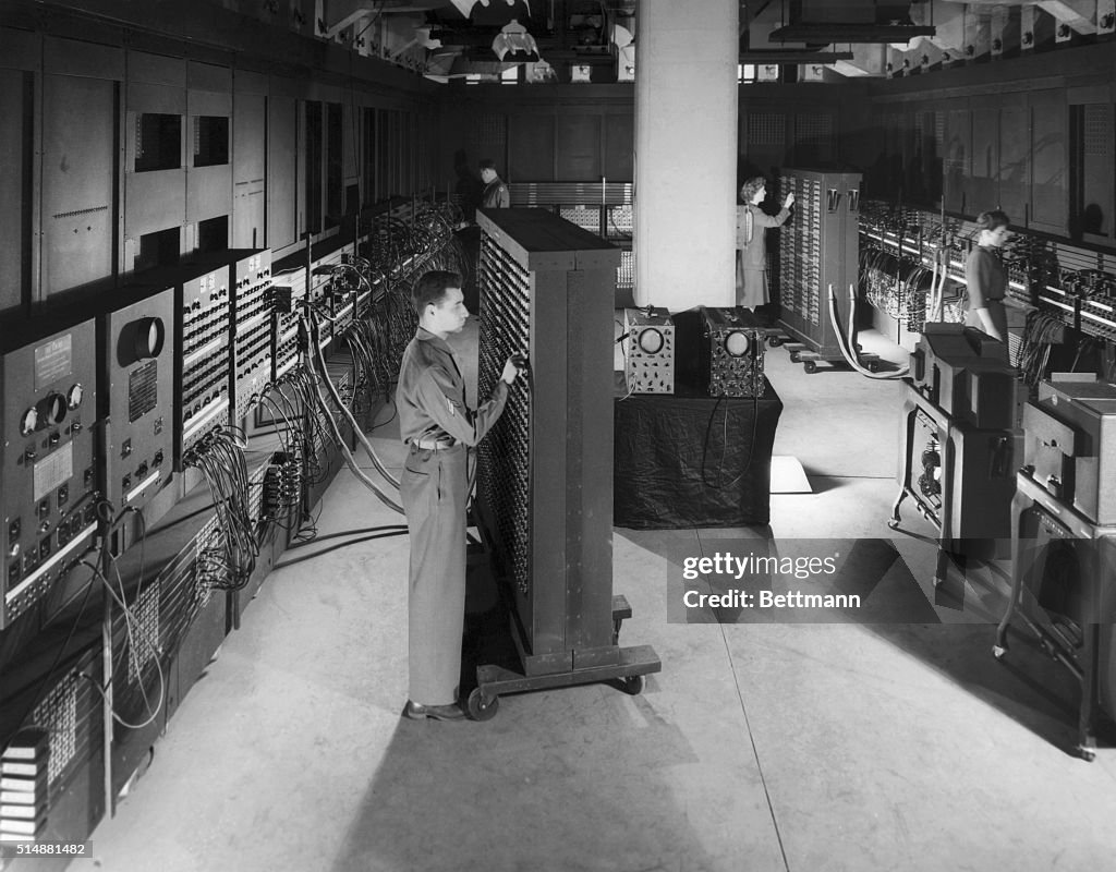 ENIAC First Electronic Computer, 1946