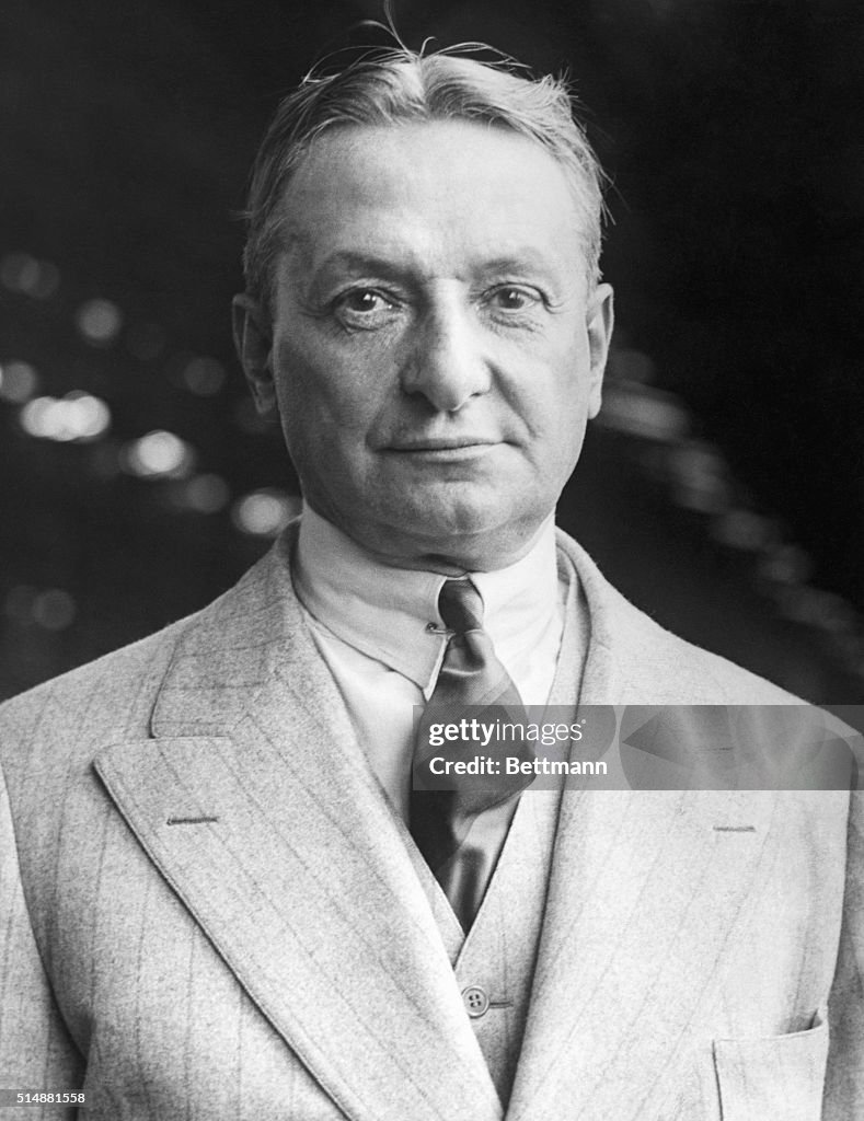 Portrait Of Producer Florenz Ziegfeld