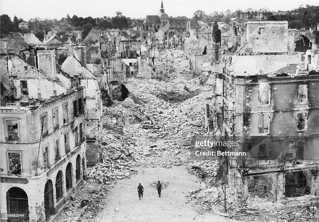 Destruction In Falaise France
