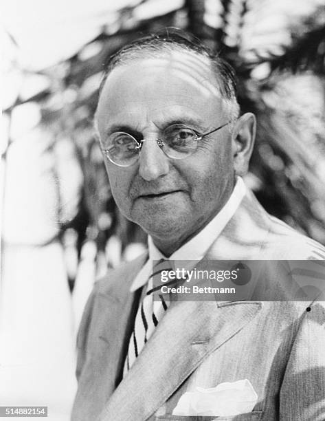 Miami, Florida: Dr. Frank N.D. Buchman, founder of the Oxford Group movement which has sent teams to the four corners of the earth in its efforts to...