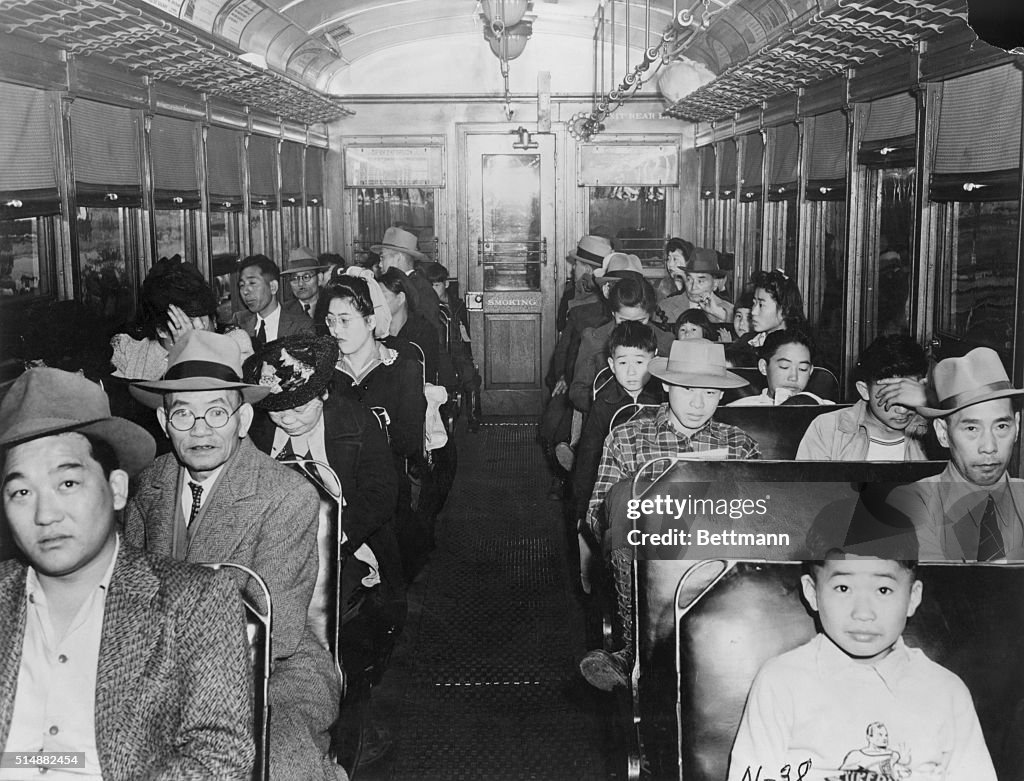 Japanese On Train Internment