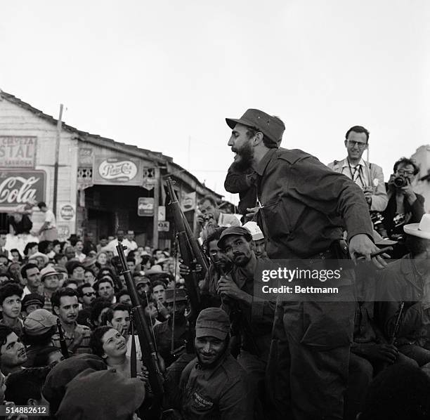 Cuba: Fidel Castro during "March to Havana."