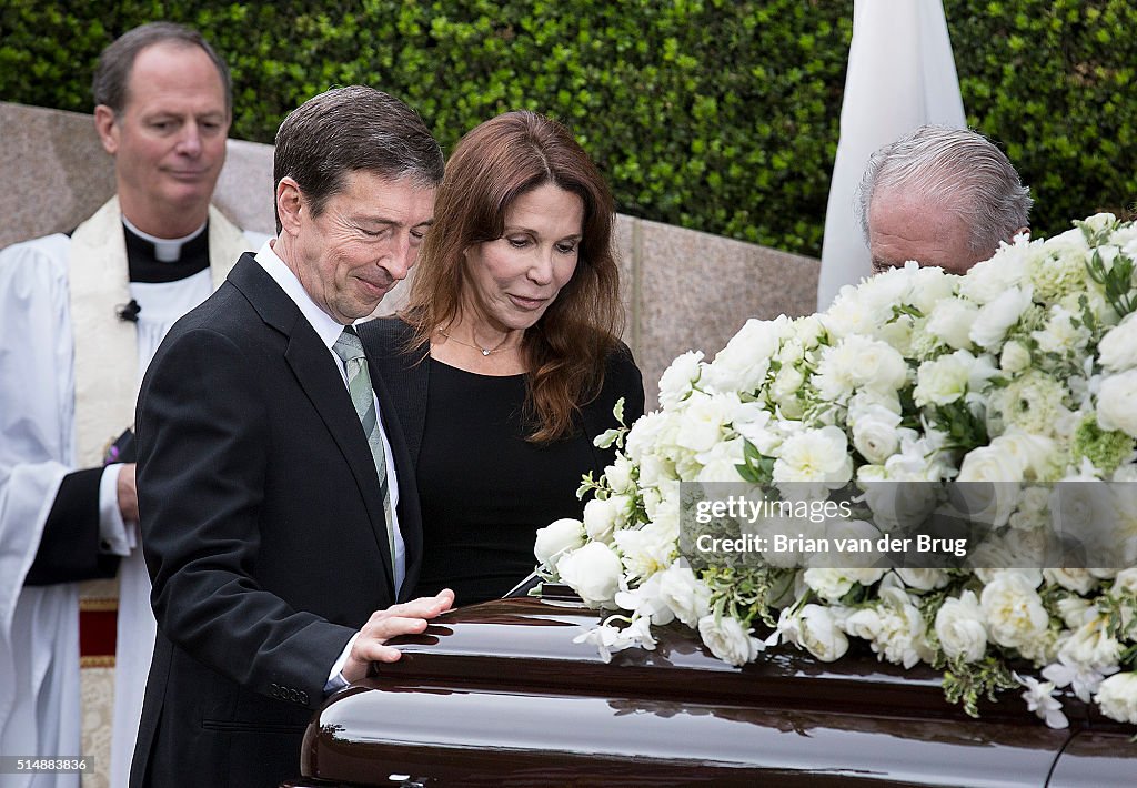 Funeral Held For Nancy Reagan At Reagan Presidential Library