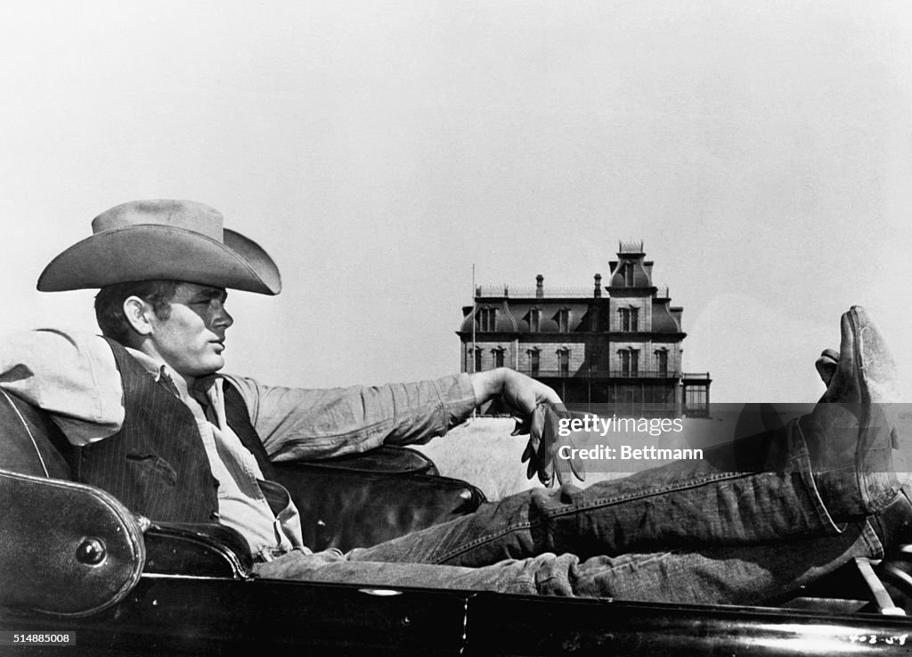 James Dean in Motion Picture Giant