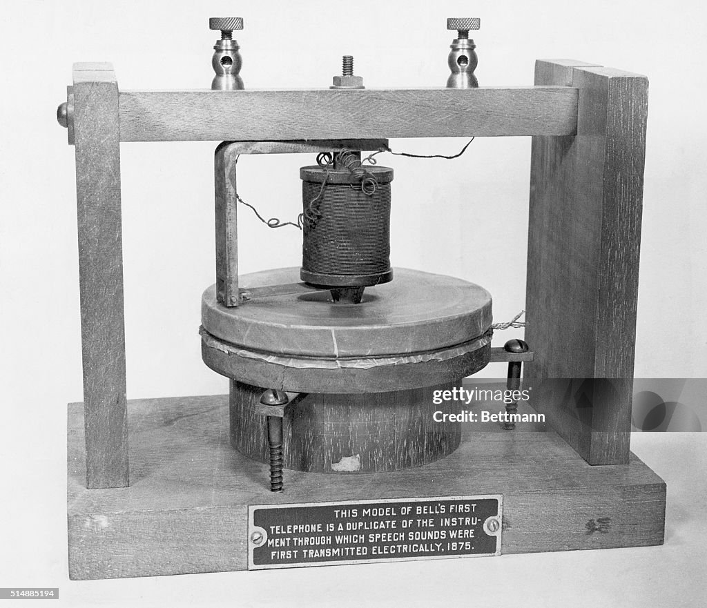 Model Of Bell's First Electric Telephone