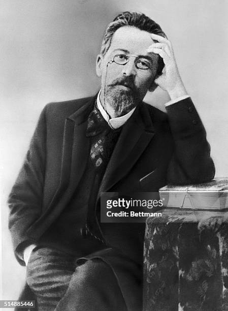 Anton Pavlovich Chekhov , Russian playwright and fiction writer. Known for vivid portrayals of harsh Russian life without romantic illusion. Undated...