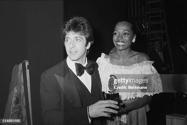 New York: Al Pacino and singer, Diana Ross both recieved Tonys during the awards presentations at the Schubert Theater. Ms. Ross recieved a special...