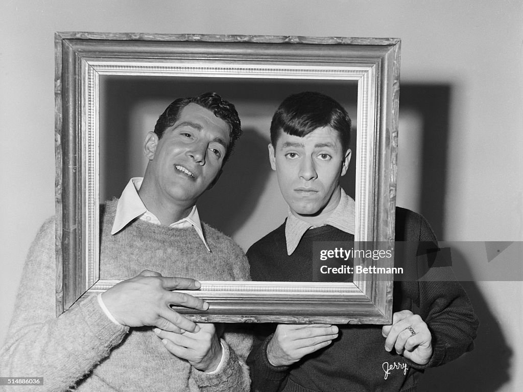Martin, Lewis In Pose Picture Frame