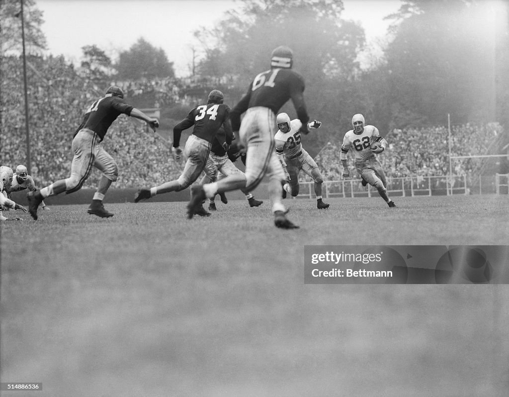 Charlie Trippi Playing College Football