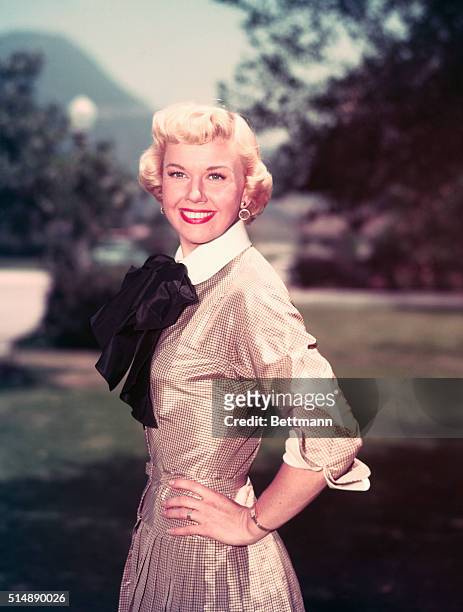 Doris Day, American actress and singer popular during the 1950s and 60s.