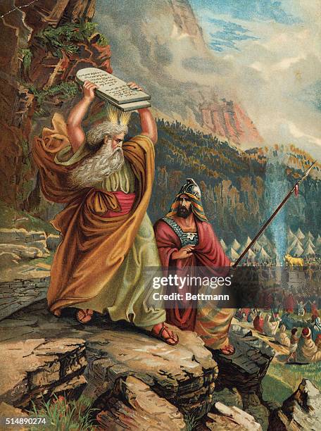 Moses Sees The Golden Calf.