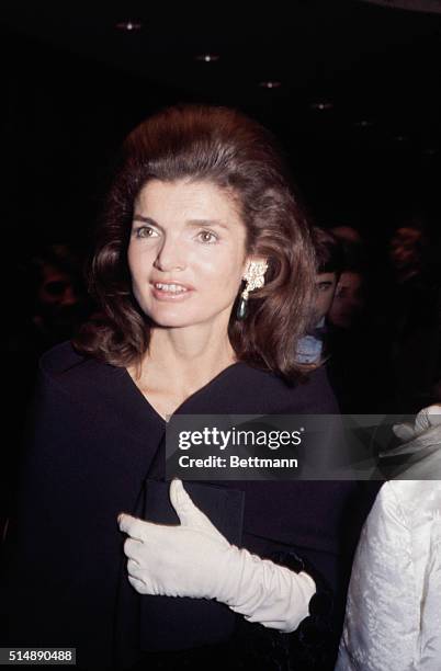 Jacqueline Kennedy Onassis, former wife of late U.S. President John F. Kennedy.