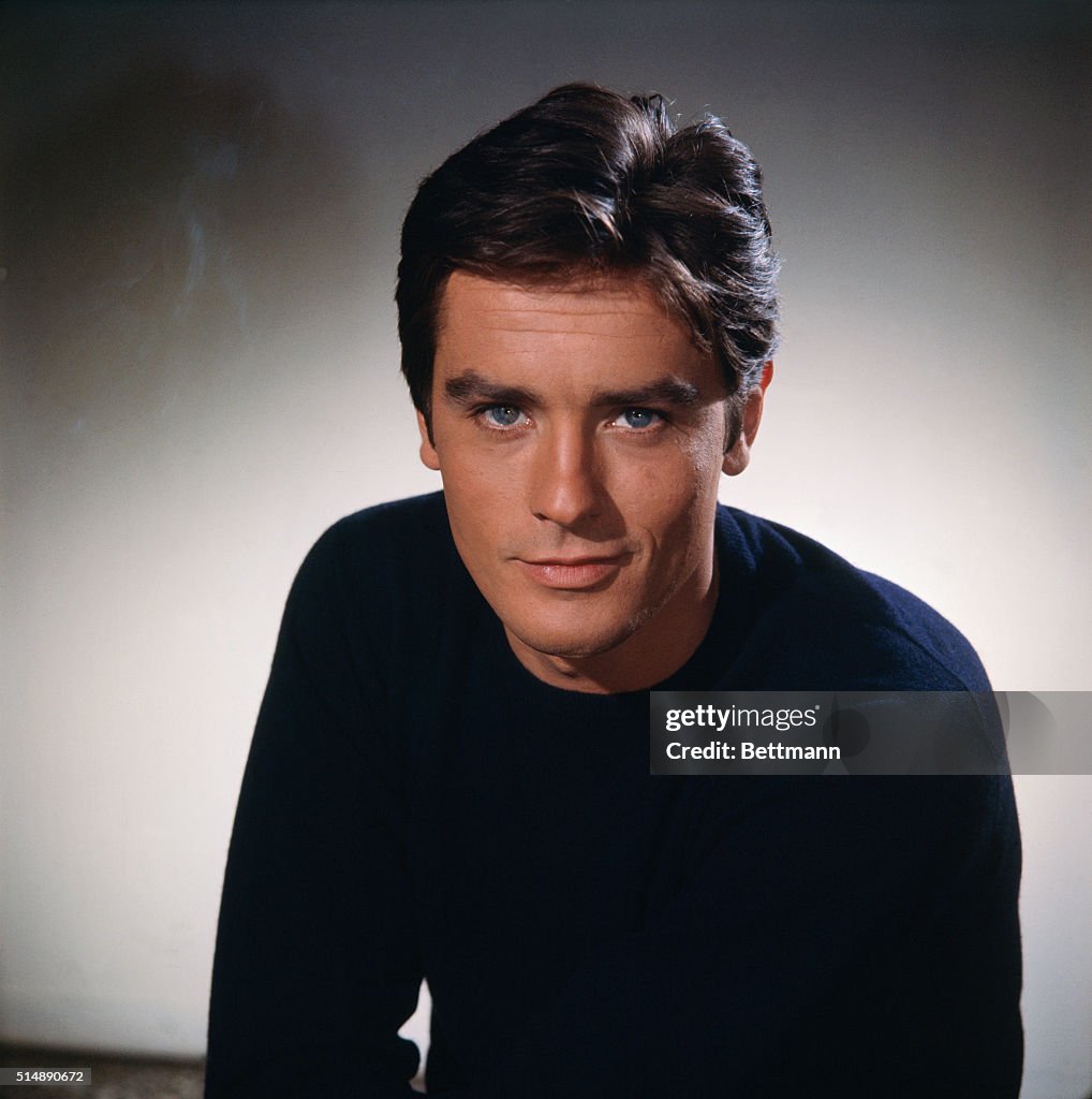 French Actor Alain Delon