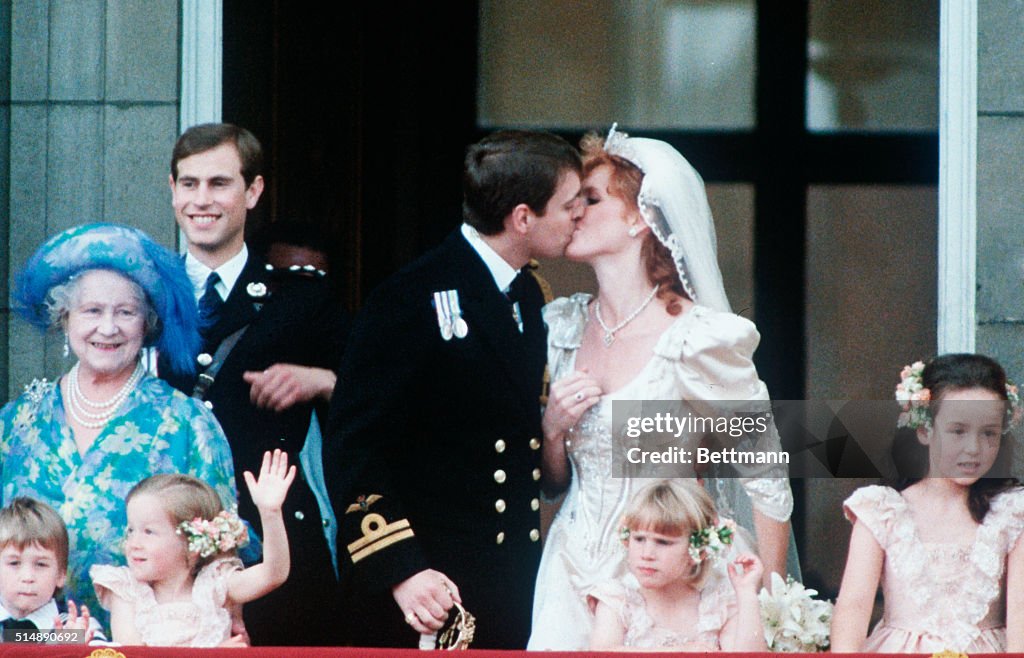 Prince Andrew and Sarah Ferguson at Their Wedding