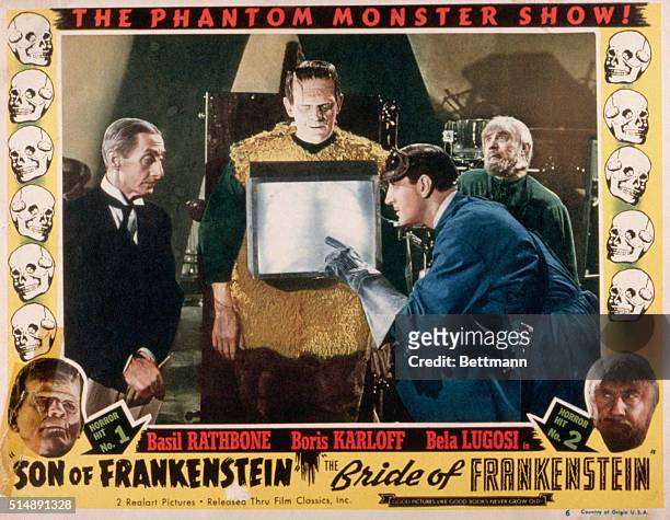 Movie Poster for Frankenstein Double Feature