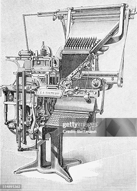 185 Vintage Linotype Stock Photos, High-Res Pictures, and Images ...