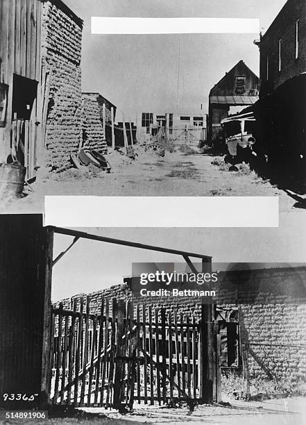 View of the "O.K. Corral" in Tombstone, Arizona. Site of the Earp-Clanton feud in 1881.