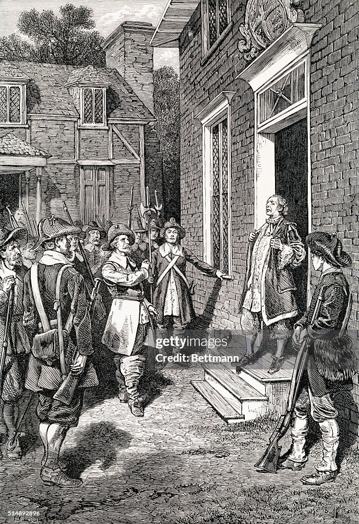 William Berkeley Addressing Rebels