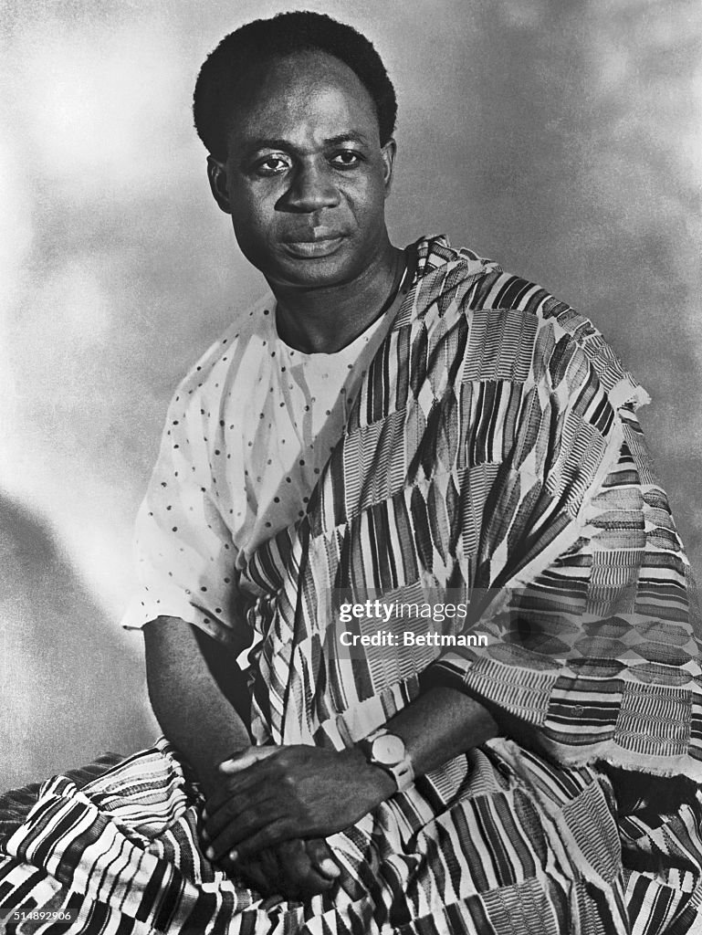 3 4 Length Photograph Shows Dr Kwame Nkrumah Prime Minister Of 3-4-length-photograph-shows-dr-kwame-nkrumah-prime-minister-of
