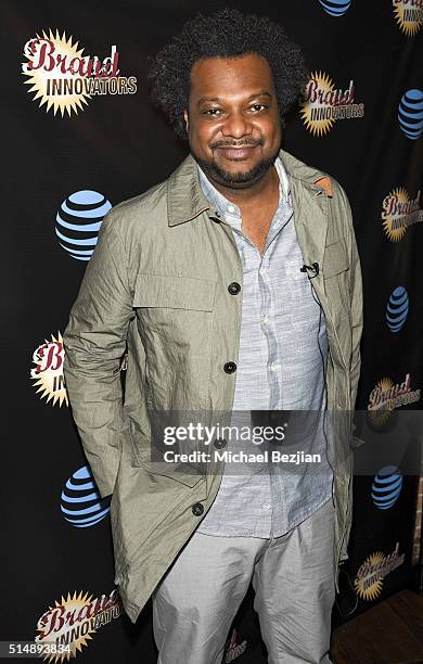 Global Chief of Media & eCommerce Officer at Mondelez International Bonin Bough poses for portait at Brand Innovators at SXSW on March 11, 2016 in...