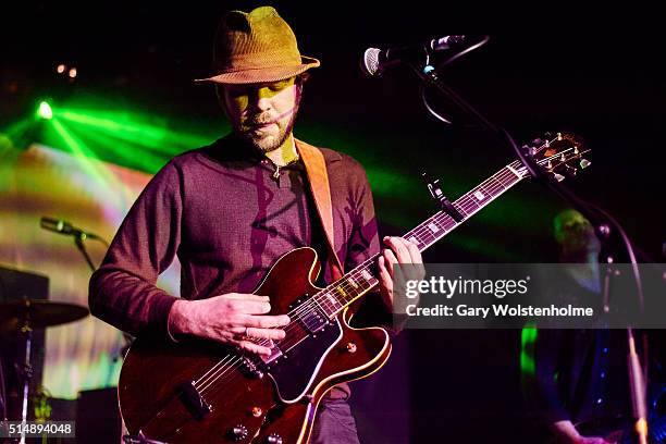 James Skelly of The Coral performs at the Leadmill on March 11, 2016 in Sheffield, England.