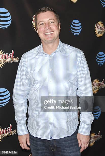 President of Ignite Social Media Carousel Jim Tobin arrives at Brand Innovators at SXSW on March 11, 2016 in Austin, Texas.