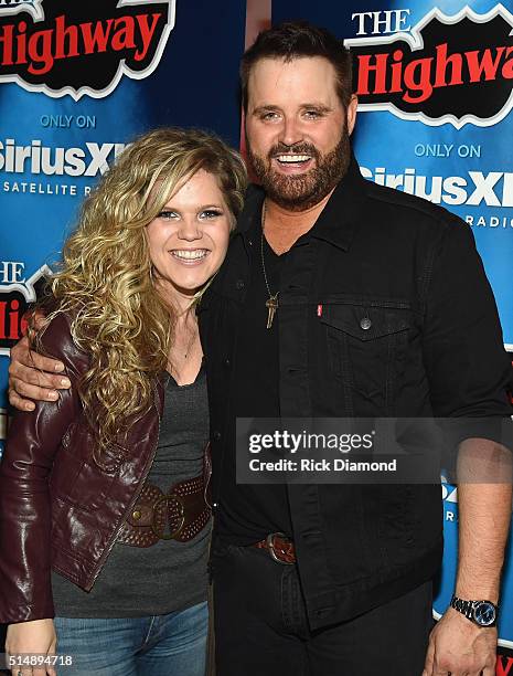 Natalie Stovall joins Randy Houser in celebrating Randy's fourth No. 1 "We Went" with Live from Church FIRED UP album launch event hosted by SiriusXM...