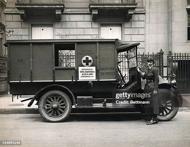 World War I American Red Cross ambulance, New York County Chapter.