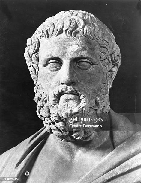 Sophocles. Head of the Greek playwright.