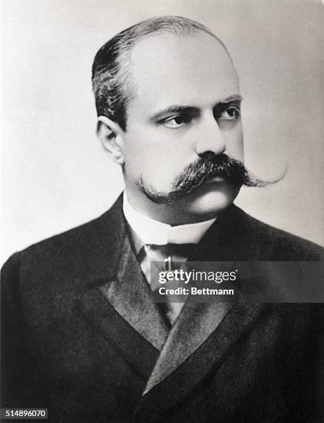 Man with a Handlebar Moustache