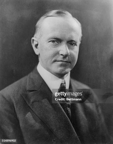 Portrait of Calvin Coolidge