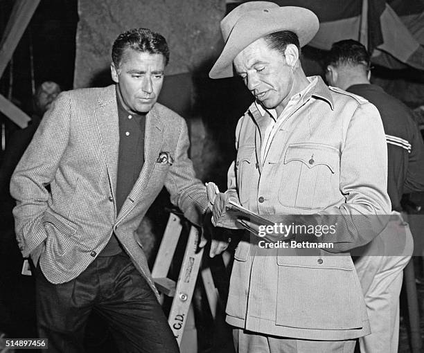 Candid Hollywood...Frank Sinatra and Peter Lawford, two of Hollywood's most debonair stars, have been long-time friends and golfing cronies. They...