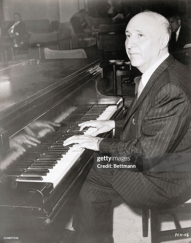 Dimitri Tiomkin at Piano
