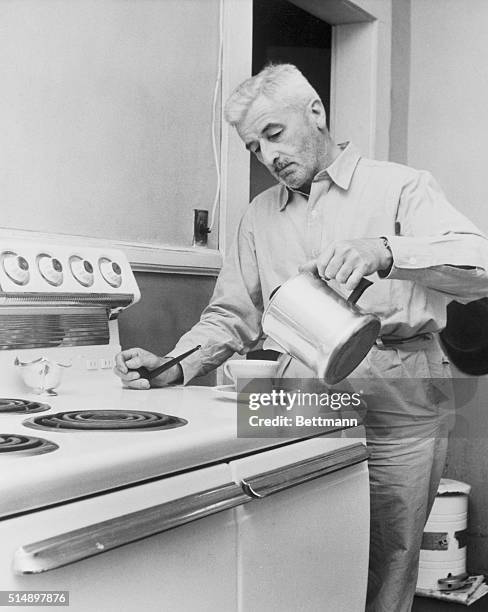 Modern electric range provides contrast because most of the house has the Old South look. Here, the Nobel and Pulitzer Prize winning author William...