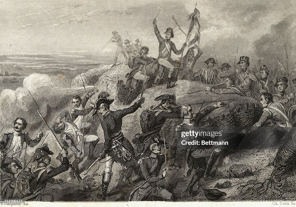 Napoleon and Army Fighting Battle
