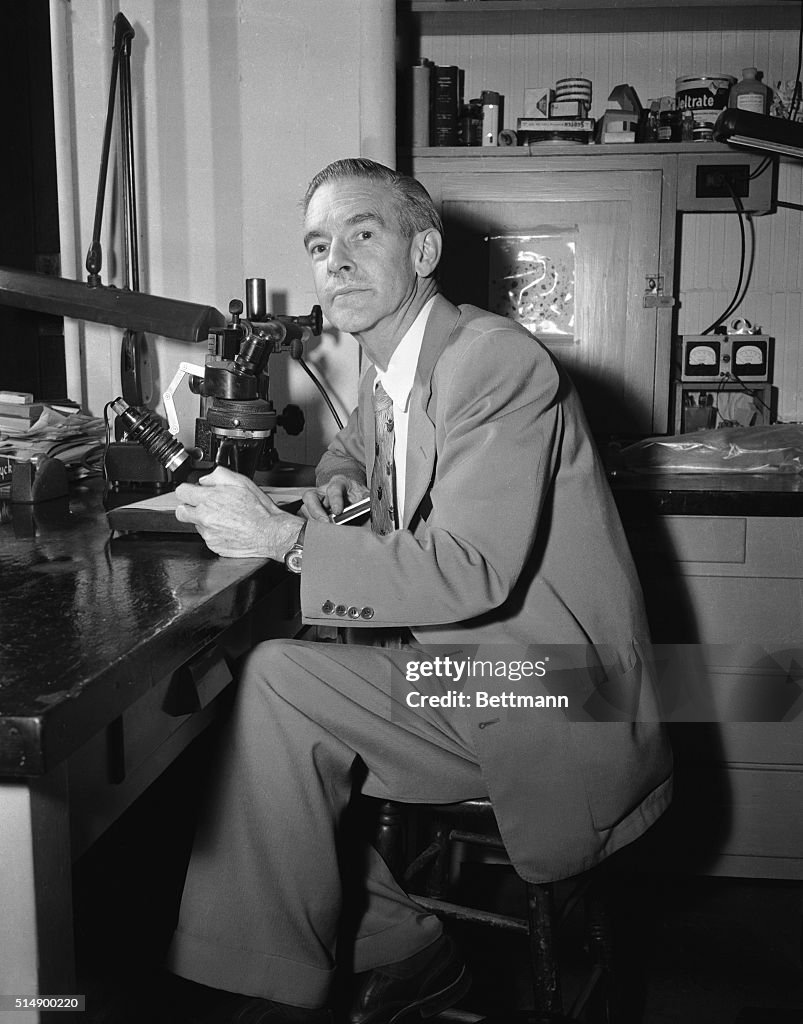 Portrait of Dr Paul Kirk in Laboratory