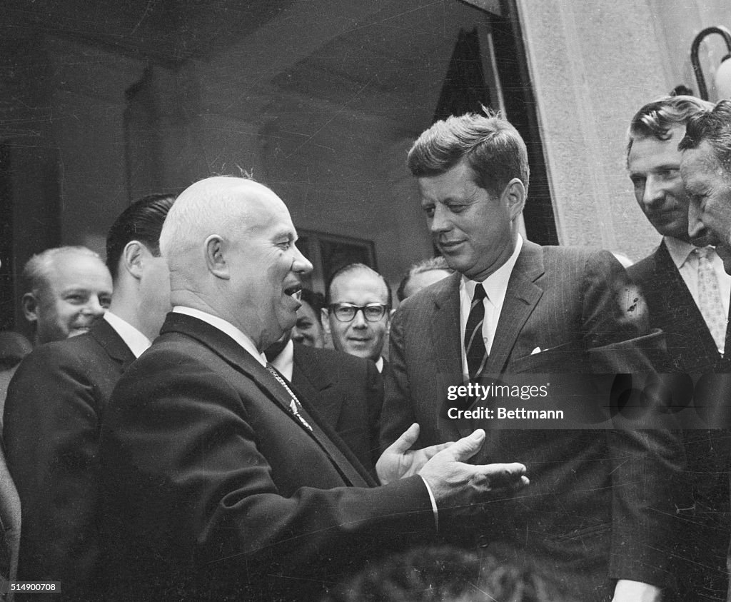 President Kennedy and Premier Khrushchev Promising Peace