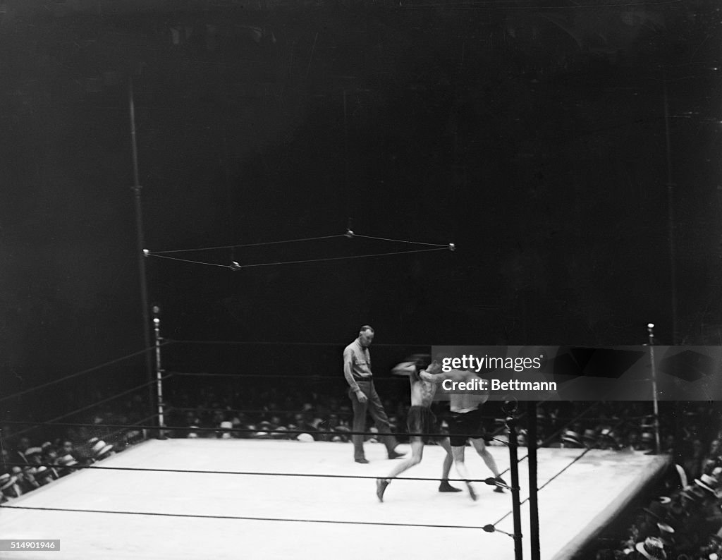 James Braddock Boxing Against Tommy Loughran