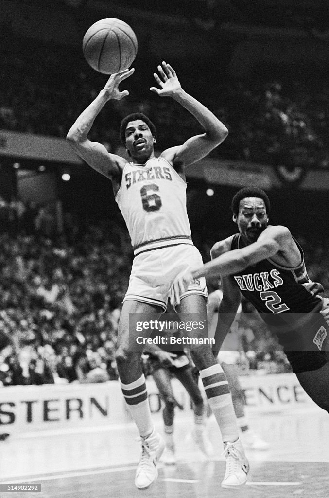Julius Erving and Junior Bridgeman