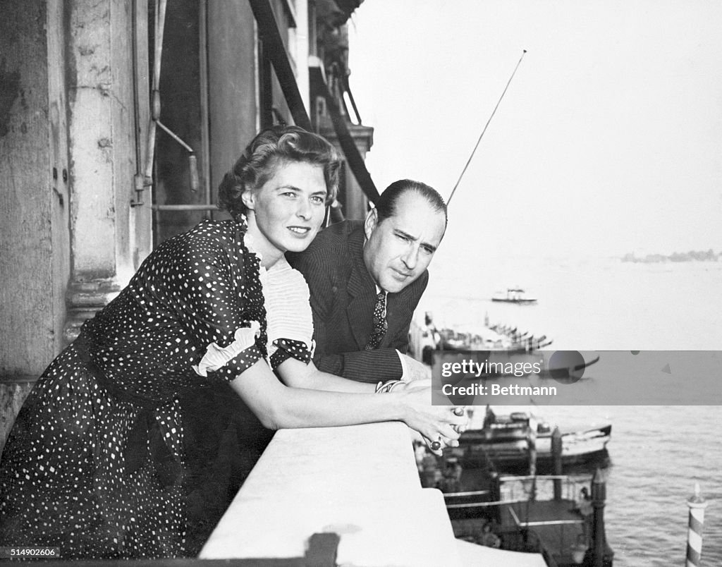 Ingrid Bergman and Roberto Rossellini