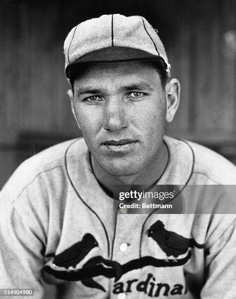 Jerome "Dizzy" Dean of the St. Louis Cardinals.