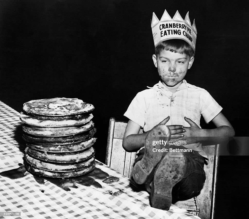 "Cranberry Pie Eating Champ"