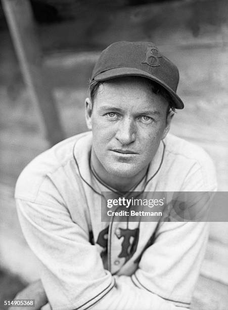Photo shows Joe Cronin, Manager of the Boston Red Sox, which started spring training in FL. This is a closeup photograph.