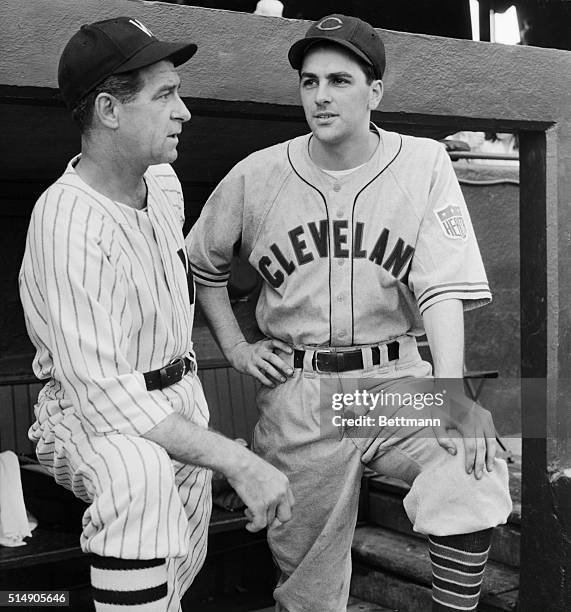 Washington, D.C.: Washington Senators' manager Bucky Harris relates how as the youngest manager some years ago he led his club into first place....