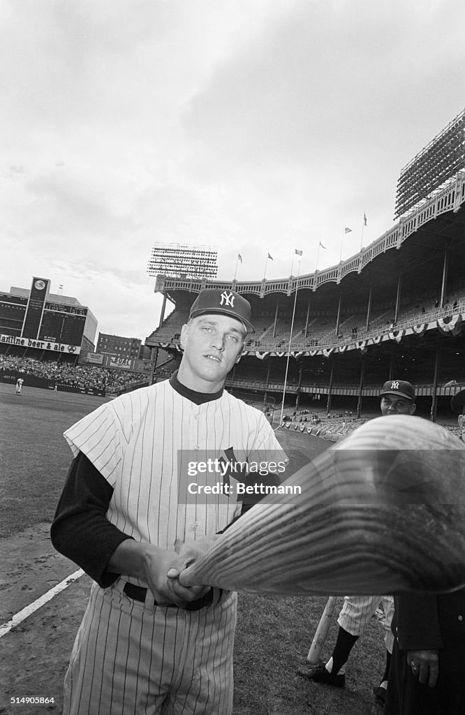 Roger Maris and His Bat, 1961