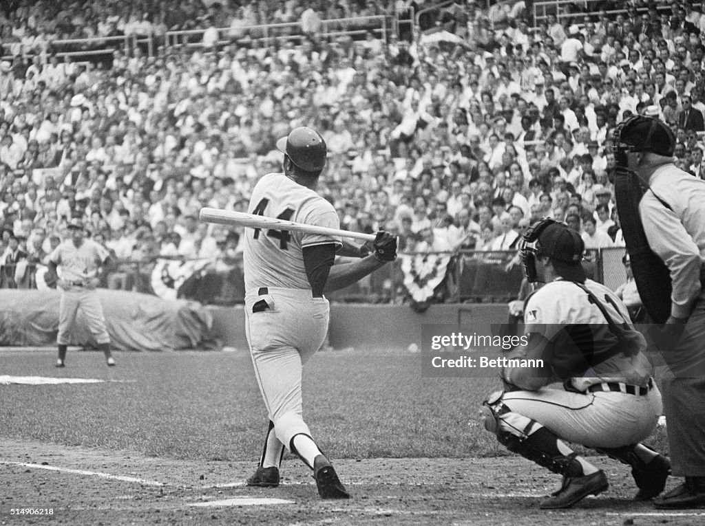 Baseball Player Willie McCovey at Bat