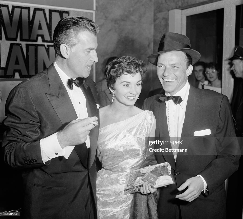 Frank Sinatra with Jean Simmons and Stewart Granger