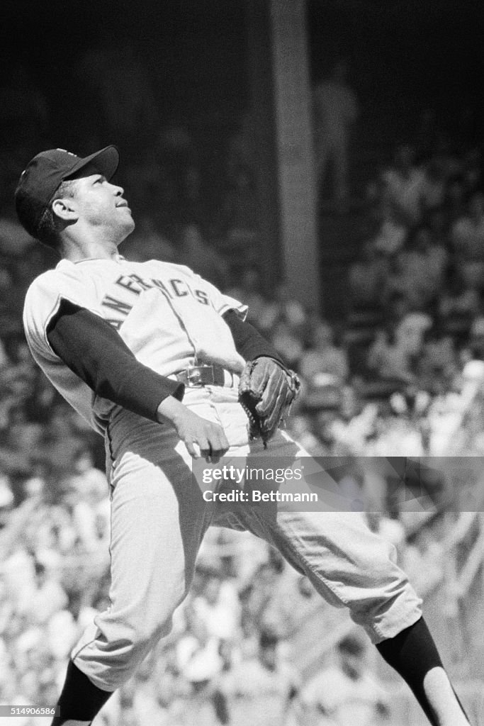 Pitcher Juan Marichal Watching Hit